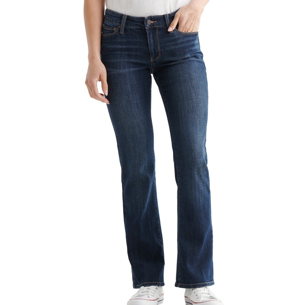 Lucky Brand Sweet Boot Jeans Womens 8/29 Dark Wash Excellent Mid Rise Bootcut